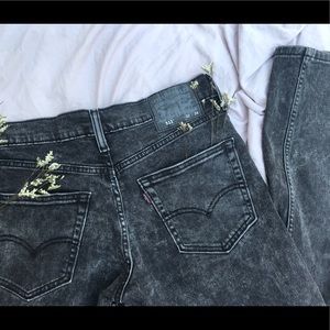 Extra long 511 Levi’s black jeans